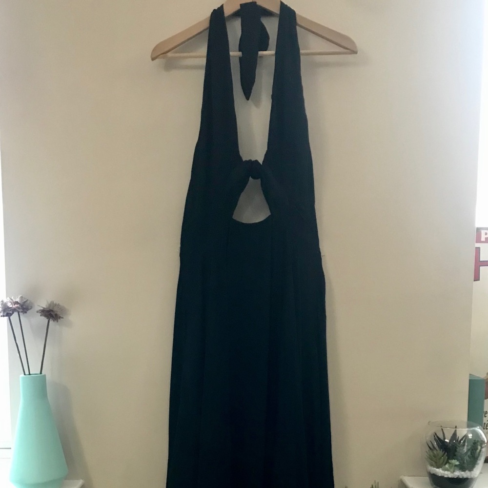 Free People Black Maxi Dress
